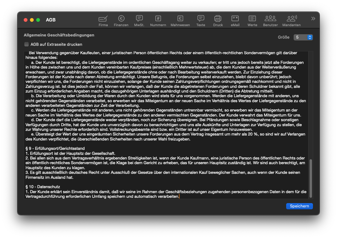 Text und Ausgabe